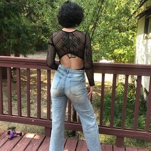 Lulus black bodysuit never worn. Size medium